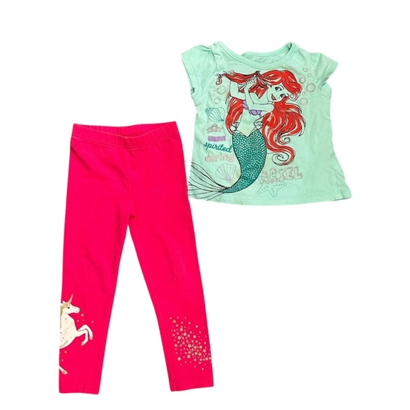 Other - Carters/Disney The Little Mermaid Toddler Girl clothing Bundle B1